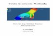 Finite-Elemente-Methode - Fachhochschule Dortmund · PDF file5.1.4 Geometriemodell (Geometry) Modellierung des Bauteils durch . Kreieren ... Vorgabe einer gewünschten Finite-Element-