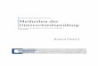 Methoden der Skalierung - Roland · PDF fileMethoden der Unterschiedsprüfung Inhaltsverzeichnis – Mitschrift der Vorlesung im SS 2008 Roland Pfister 3 5.2. Multivariate Varianzanalyse