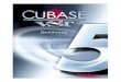 Cubase VST 5.0 Einführung - · PDF fileCUBASE VST Inhaltsverzeichnis 5 121 Aufnehmen von MIDI-Material 122 Einleitung 122 Vorbereitungen 128 Aufnehmen 130 Aufnehmen verschiedener