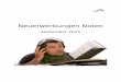 Neuerwerbungen Noten - zlb.de · PDF filebastian Bach. Hrsg. von Ulrich Leisinger. - Partitur, Urtext, mit Faks. der ... Alt- und Tenor-Saxophon / Bensmann, Detlef. - Spielpartituren