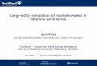 Large-eddy simulation of multiple wakes in offshore wind · PDF fileLarge-eddy simulation of multiple wakes in offshore wind farms ... commercial offshore wind farm, in operation since