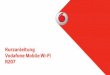 Kurzanleitung Vodafone Mobile Wi-Fi R207 · PDF file1 Willkommen 2 Geräteübersicht 3 Erste Schritte 5 Mobile Wi-Fi Web App 6 Übersicht über die Web App 7 Bereich „Aktuelles Netz“