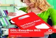 Vodafone DSL-EasyBox 803 Installationsanleitung · PDF fileVerkabelung So verkabeln Sie Ihre DSL-EasyBox. DSL-EasyBox TAE-Kabel sowie: Telefon und Computer Sie benötigen: LAN-Kabel