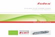 FOLIEN FÜR FARBLASER - folex.de · PDF filedruck- industrie digitaldruck spezial - produkte lohn-veredelung elektronik- industrie 3 Über folex geballte kompetenz in beschichtung