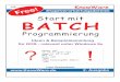 Start mit BATCH -  · PDF fileBatch ' Lars Aschenbach - Batchprogrammierung - 06-03-04 7 besitzen, die mit DR-DOS, bzw. NWDOS definiert ist. Es reicht ja aus zu prüfen, ob die