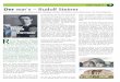 Der war`s Der war`s – Rudolf Steiner - · PDF fileR udolf Steiner – am 27. Februar wür-de der Wissenschaftler, Pädagoge, Künstler, Schriftsteller und Architekt seinen 150. Geburtstag