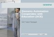 Siemens Automation Cooperates with Education (SCE) · PDF fileS7-1200 SPS S7-1200 Basic Panels. Pakete in Vorbereitung. Neu erstellte Pakete. Legende: Hinweise zu den Trainer-Packages