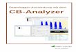 Datenlogger-Auswertung mit dem CB-Analyzer - · PDF fileMittelwerte: Alle im Register Mittelwerte konfigurierten Mittelwerte können für die periodische Speicherung im Datenlogger