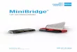 MiniBridge -  · PDF file2 Katalog D 074561 01/14 Ausgabe 7   ALLGEMEINES MiniBridge Feder- und Messerleiste Die kleine Bauweise des einreihigen