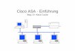 Cisco ASA - Einführung - · PDF file© Mag. Dr. Klaus Coufal - 22.9.2011 - Cisco ASA - Einführung 3 1. ASA – Was ist das? • Advanced Security Appliance • ASA steht für eine