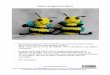 Kleine Amigurumi Biene - Meine Häkelprojekte · PDF fileKleine Amigurumi Biene • Die kleine Amigurumi Biene besteht aus unterschiedlichen Teilen, die am Schluss zusammen gesetzt