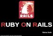 RUBY ON RAILS - fh-wedel.de si/seminare/ws06/Ausarbeitung/06.RubyOnRails/RGliederung a) Was ist Rails b) MVC in Rails c) Rails praktisch d) Fazit 2 15.11.2006 Informatik-Seminar WS