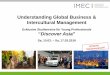 Understanding Global Business & Intercultural Management · PDF fileUnderstanding Global Business & Intercultural Management Exklusive Studienreise für Young Professionals “Discover