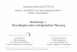 Workshop 1: Grundlagen einer erfolgreichen Planung · PDF file© ARGE: Wenzel Consulting Aktiengesellschaft, VJC – Volker Jauch Consulting Workshop 1: Fachtagung „Arenen, Stadthallen