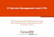 IT Service Management nach ITIL -   · PDF fileITIL V3 ist skalierbarer Zahlreiche Praxiserfahrungen und neue Anforderungen wurden eingearbeitet ITIL wird selbst zum Service