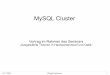 MySQL Cluster - ra.ziti.uni- · PDF file15.12.2008 Philipp Bachmann 1 MySQL Cluster Vortrag im Rahmen des Seminars „Ausgewählte Themen in Hardwareentwurf und Optik“
