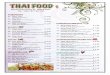 THAI FOOD 1 · PDF fileIn allen Preisen ist die gesetl. Mehrwertsteuer enthalten HÜHNERGERICHTE 32. Gai Pliau Wan HH € 7,50 Hühnerfleisch, süss-sauer mit Gemüse 33