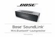Bose SoundLink - HIFI- · PDF fileSicherheitshinweise 2 - Deutsch Bitte lesen Sie dieses Handbuch Beachten Sie alle Hinweise sorgfältig. Die Anleitung unterstützt Sie beim Aufbau