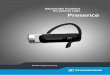 Presence - Bluetooth headset for phone calls - Sennheiser · PDF fileLieferumfang Presence | 5 Lieferumfang Bluetooth-Mono-Headset Presence mit eingebautem Lithium-Polymer-Akku flexibler