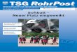 Vereinszeitschrift und Sportprogramm der TSG Rohrbach D ... · PDF fileVorsitzender Siegfried Michel · Geschäftsstelle ... Ein Wort zum Schluß: In der Rhein-Neckar-Zeitung werden