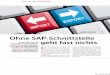 Anbieter von Zollsoftware Ohne SAP-Schnittstelle geht fast ... · PDF filedavor das SAP GTS-Modul als On-Demand-Ser-vice verwendet, das heißt, wir haben für jeden Nutzungsvorgang