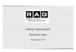 Katalog Tagesanlagen Bergwerk Lippe - ragms. · PDF fileRAG Mining Solutions GmbH 11 April 2013 2.3 Standort: Westerholt Bandsäge MB - Werkstatt • Hersteller: Behringer • Typ: