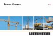 Umschlag BP Tower-Cranes A5 MSL franzoesisch 2016 Cranes 3 Le groupe Liebherr 4 Liebherr Tower Cranes 7 Le programme 9 Grues montage rapide 10 Grues mobiles de construction 14 Grues