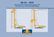 Großdrehbohrgerät Rotary Drilling Rig - vider.bgvider.bg/system/assets/images/download/BG_40_BS100.pdf · Technische Daten Technical specifications BG 40 ... • Emergency mode