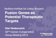 Fusion Genes as Potential Therapeutic Targetsresearch.ncl.ac.uk/lrcg/documents/Heidenreich.pdfFusion Genes as Potential Therapeutic Targets ... Dani Osman, Lucas Waltzer, Marc Haenlin