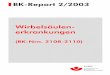 BK-Report 2/2003 - · PDF fileReport „Wirbelsäulenerkrankungen“ enthält praktische Empfehlungen und Ausle-gungshinweise für die Sachbearbeitung, beschreibt die Ermittlung und