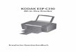 KODAK ESP C310resources.kodak.com/support/pdf/de/manuals/urg01187/C310_AiO... 3 KODAK ESP C310 All-in-One Drucker DE Home Center Software Die KODAK Home Center Software wird mit der