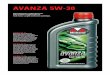 21705 avanza5w30 Version 2017 10 - oelbrack.com · AVANZA 5W-30 AVANZA 5W-30 Speziell für die neuste Ford-Motorengeneration entwickeltes vollsynthetisches Longlife Motorenöl für