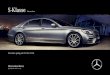 S-Klasse - Mercedes-Benz Personenwagen · Mit der neuen S-Klasse präsentiert Mercedes-Benz eine komplett neu entwickelte Motorengeneration. Neue Effizienz-Maßstäbe setzen die Reihen-6-Zylinder