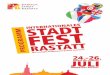 Internationales Rastatter Stadtfest 2015 - Stadt Rastatt ... Schunkeln bis Samba ist alles möglich! Das Stadtfest ist immer wieder ein freudiger Anlass für unsere internationalen