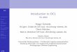 Introduction to OCL - SS 2009 - UNBwdu/cs3043/ocl.pdf · OCL Introduction Basics I Class Invariants Basics II Pre- and Post-Conditions Tools Quick Reference Literature Introduction