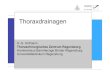 Thoraxdrainagen - ukr.de · Inspiration und Exspiration. 2A 2B Thoraxdrainagen Definition Thoraxdrainagen sind Kunststoffkatheter, welche im Pleuraspalt zwischen der Pleura