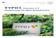 TYPO3 Version 4.7 Einführung für Web-Redakteure · PDF fileWEBMASTER Durchblick im Website-Dschungel TYPO3 Version 4.7 Einführung für Web-Redakteure