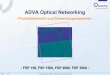 Netzwerke GmbH ADVA Optical Networking - 3m-services.de · ADVA Optical Networking - FSP 150, FSP 1500, FSP 2000, FSP 3000 -- FSP 150, FSP 1500, FSP 2000, FSP 3000 - - Produktübersicht