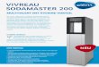 VIVREAU SODAMASTER 200 - wasserspender.brita.de · 3-Zonen-Schutz „BRITA Hygiene Solution“ ausgestattet werden. • Leistungsstarker Wasserspender für einen hohen Versorgungs-bedarf