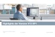 SIMATIC STEP 7 im TIA Portal Highlights der Version V13 SP1 ·  · 2015-03-25als Array-Grenzen verwendet werden. S7-1500 S7-1200 S7-300/400/WinAC Neu © Siemens AG 2015. Alle Rechte