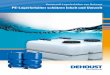 PE-Lagerbehälter schützen Inhalt und Umwelt AQF 570 blau mit Handloch 240 mm und ... Der freie Auslauf Typ AB nach DIN EN 1717 schützt das Trink-wasser und die Pumpe fördert aus