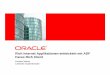 Rich Internet Applikationen entwickeln mit ADF Faces Rich … · Packaged Apps Oracle ADF 11g Architektur JSF ADF Faces JSF/ADFc Java EJB BAM BPEL ADF BC BI XML Swing Office Web Services
