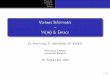 Vorkurs Informatik -- Vi(m) & Emacs · Üb ersicht T extedito r Vi/Vim Emacs Sinn und Zw eck T extedito r Simpler Edito r zum Bea rb eiten von T extdateien Ö nen und Sp eichern von
