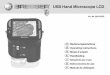 USB Hand Microscope LCD - warensortiment.de€¦ · 4 GEFAHR für Ihr Kind! Dieses Gerät beinhaltet Elek-tronikteile, die über eine Stromquelle (Netzteil und/oder Bat-terien) betrieben