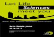 Let LifeSciences meet you - .Vorwort Liebe Studierende der Naturwissenschaften, Egal ob Forschung