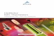 Heißleiter NTC Thermistors - angliac.com · NTC ther-mistors to custom specifications are a major segment in the prod-uct portfolio. Different finishing processes enable us to offer