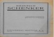 SCHENKER HEINRICH - hmt-leipzig.de · SCHENKERHEINRICH •• Damit steht Heinrich Schenkers Persönlichkeit im geistigen Zentrum des musikalischen Ge-schehens unserer Tage. Von ihm