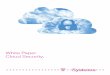 Whitepaper Cloud Security - cloud. · PDF fileauf Cloud Computing zurückzuführen sind, sondern allgemeine ICT-Risiken darstellen. ... Cloud-Computing-Dienst AWS (Amazon Web Services)