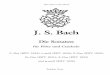 J. S. Bach - Stephan Durydury-stephan.de/bach_plus.pdf · Sonata C–Dur..... 2 Sonata e–moll ... Sonata C–Dur BWV 1033 7 5 3 Continuo Flauto traverso Andante. 3 23 20 17 14 10