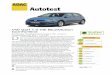 Autotest - ADAC: Allgemeiner Deutscher Automobil-Club · Autotest VW Golf 1.0 TSI BlueMotion Comfortline Fünftürige Schräghecklimousine der unteren Mittelklasse (85 kW / 115 PS)